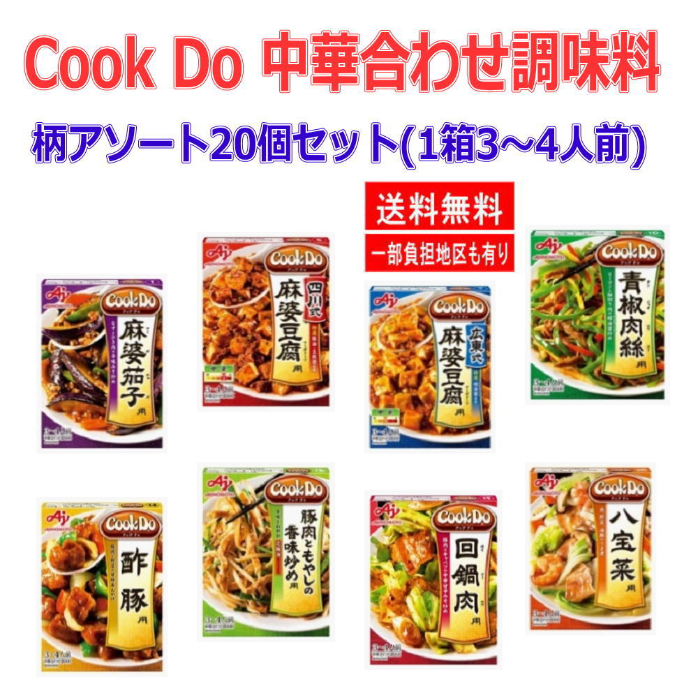 即食 時短食 味の素 Cook Do クックドゥ 中華用 合わせ調味料 20