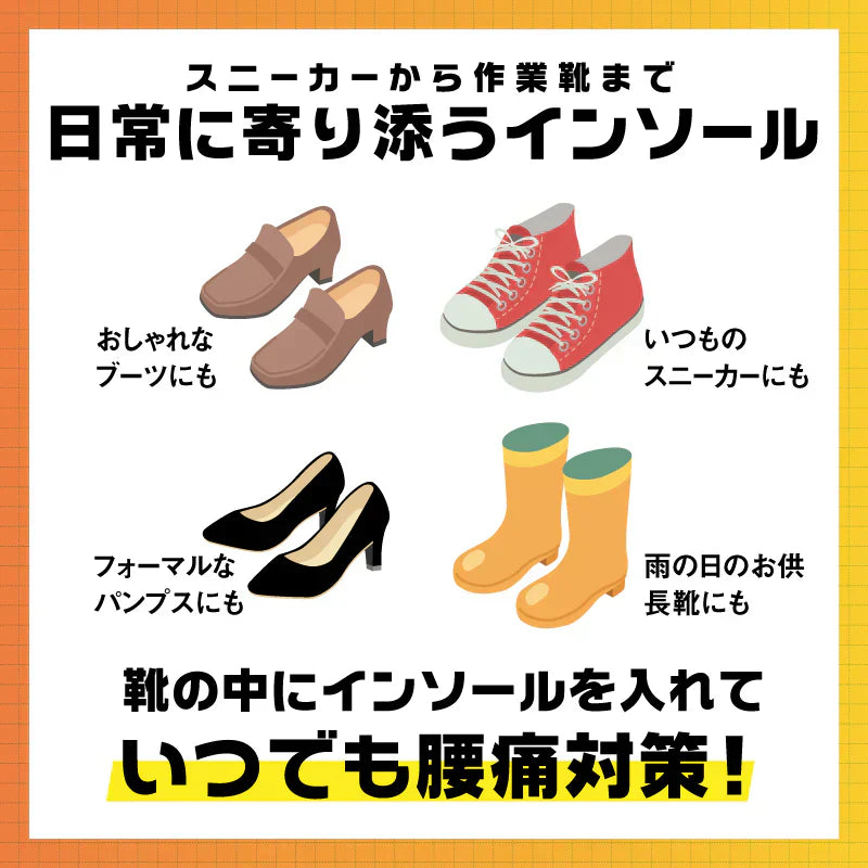 腰らくインソール・Mサイズ【 シューフィッター × 整体師が共同開発!腰痛対策特化型インソール 中敷き 衝撃吸収 O脚 内側傾斜 腰痛改善 骨盤 立ち仕事 疲れにくい】中敷き 腰痛 骨盤 姿勢 衝撃吸収 腰らくインソール 骨格補正 衝撃吸収 アーチ アーチサポート 高反発 ハニカムゲル 姿勢矯正 中敷き 靴 腰痛 土踏まず 股関節 姿勢 姿勢矯正 高反発 偏平足