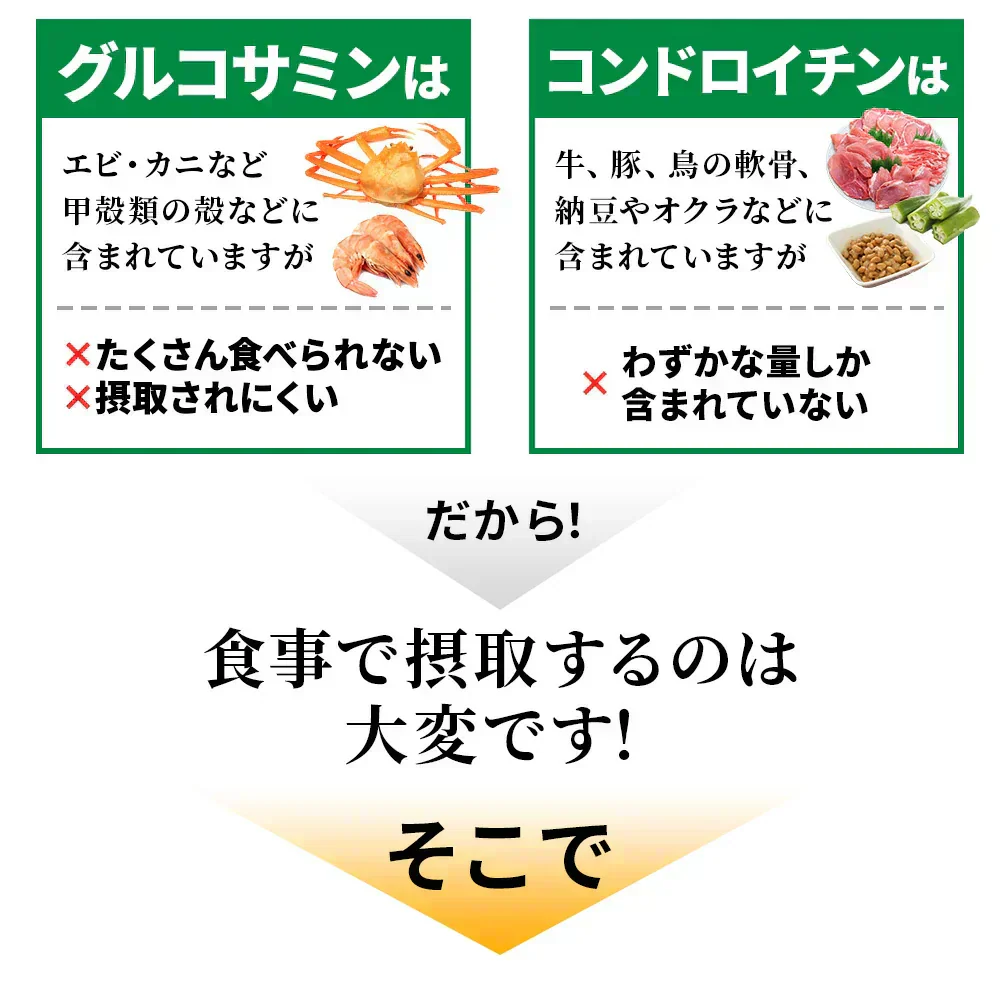 2型コラーゲン配合グルコサミン&コンドロイチン&MSM《約1ヶ月分》 サプリ サプリメント 健康 グルコサミン グルコ コンドロイチン msm フィッシュ コラーゲン