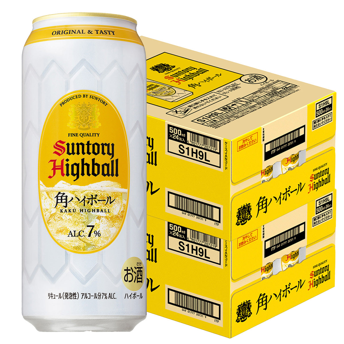 【送料無料】サントリー 角ハイボール 500ml×2ケース/48本【北海道・沖縄県・東北・四国・九州地方は必ず送料がかかります】