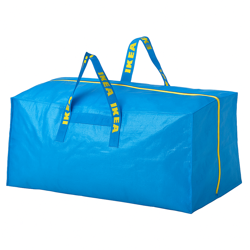 イケア IKEA トロリー用バッグ ブルーバッグ エコバッグ 袋 FRAKTA フラクタ 90161989(袋トロリー)