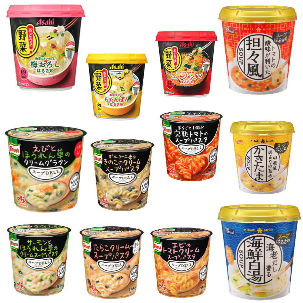 にぎわい広場スープはるさめ パスタセット 12種味 (36個) クノールスープDELI おどろき野菜はるさめ スープ春雨 ヘルシー志向のあなたに
