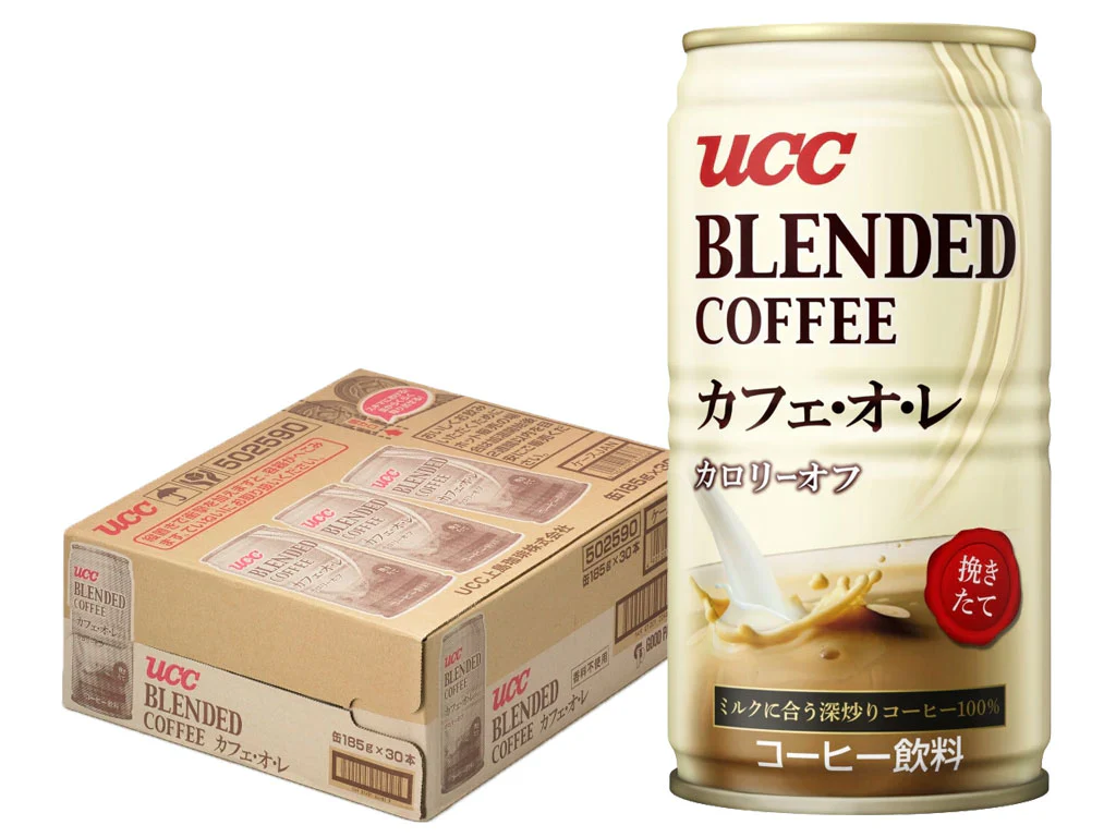 【送料無料】 UCC ブレンドコーヒー カフェオレ カロリーオフ 缶 185ml×1ケース/30本 【ご注文は3ケースまで1個口配送可能】