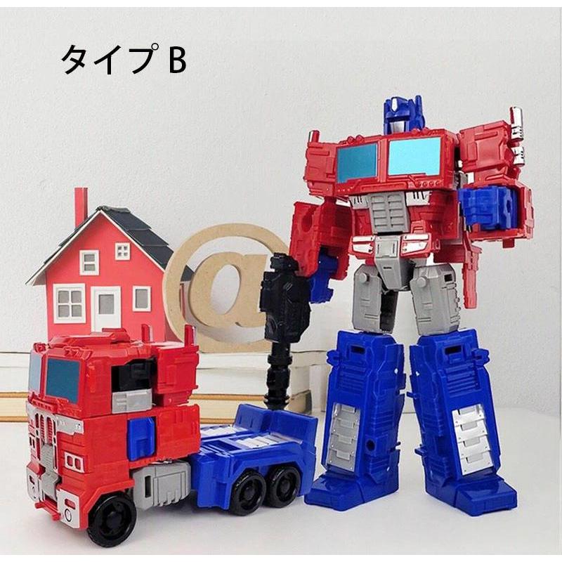 ロボット おもちゃ プレゼント 5タイプ 車 変身 車マン w499A(Aタイプ)