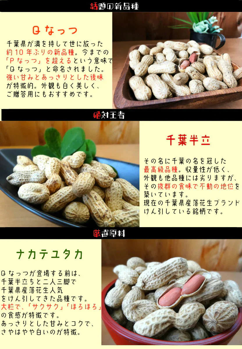 千葉県産素煎り落花生240g 薄皮付 おつまみ チャック付袋 ピーナッツ