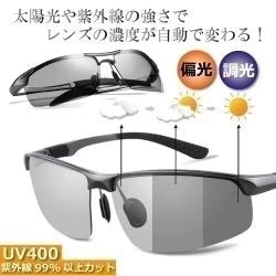 調光・偏光サングラス