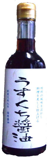 徳島県名産品 徳島の醤油 うすくちしょうゆ 310ml×7