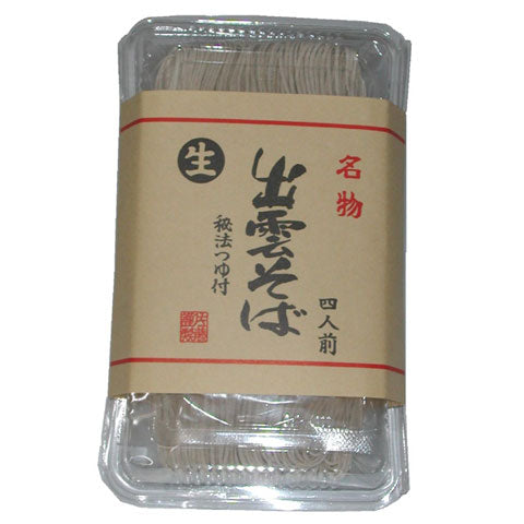 出雲市特産品 出雲蕎麦 そばつゆ付出雲そば(パック)4人前×3