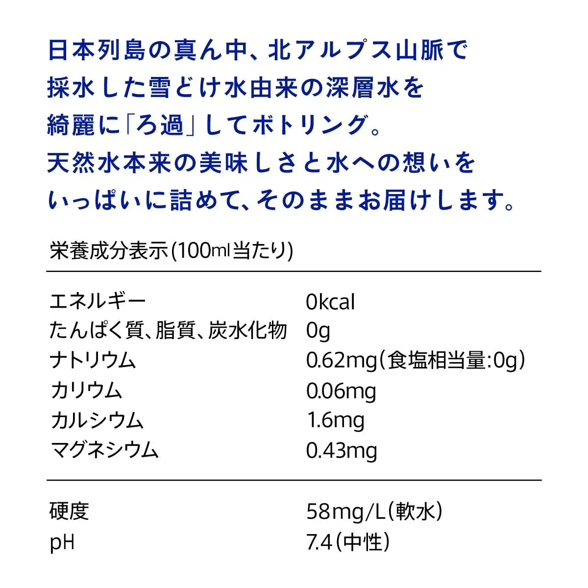 水想い ナチュラルミネラルウォーター ラベルレス 2L × 9本 軟水