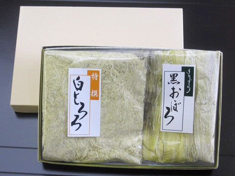 福井県特産品 おぼろ昆布 とろろ、おぼろ昆布セット(B-01)