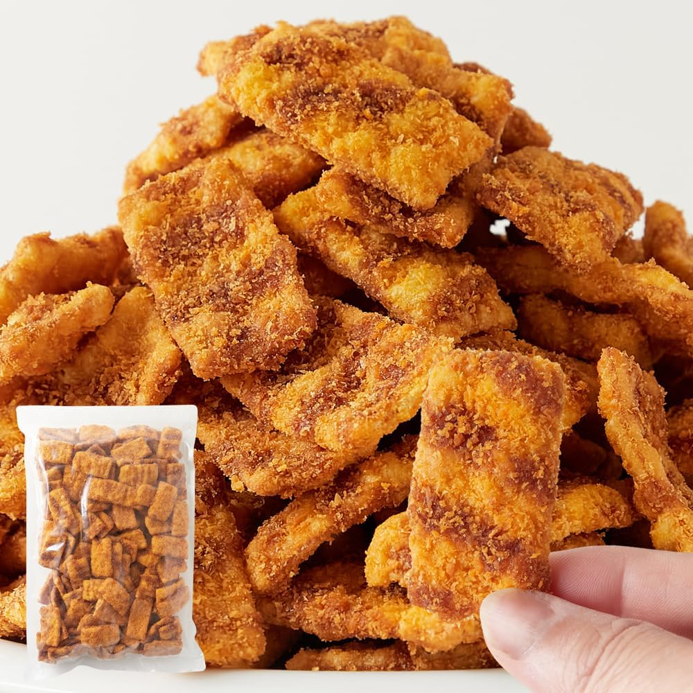 ミニソースカツ (500g) 大容量 お徳用 業務用 やみつき ひとくちソースカツ お好みソース味 おつまみ おやつ 駄菓子 国内製造 一口サイズ チャック付き
