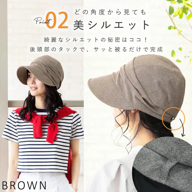 【XL58.5-61cm-チャコール】【商品名:SSシャイニングキャスケット18】