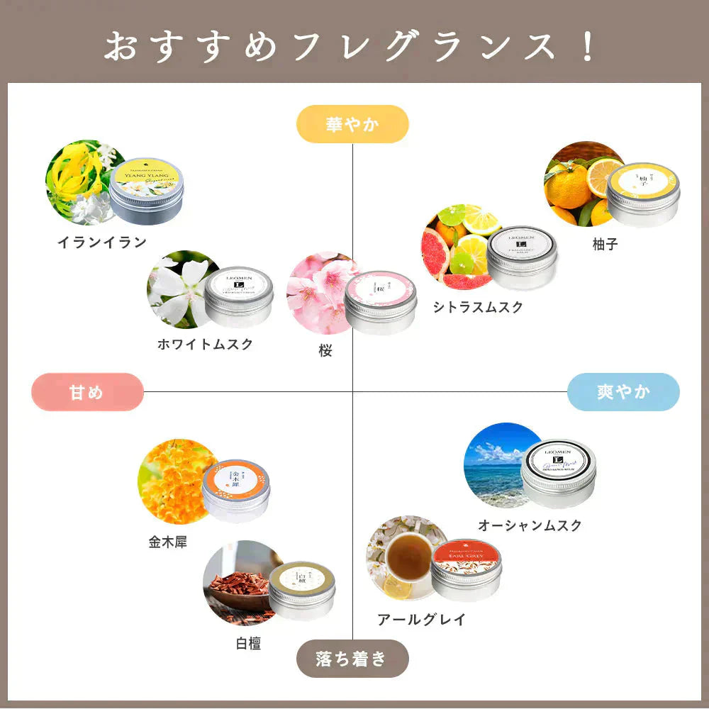 フレグランスクリーム 柚子 35g 香水 練り香水 ハンドクリーム 練香水 ねり香水 レディース メンズ 兼用 送料無料 サクラナチュラル