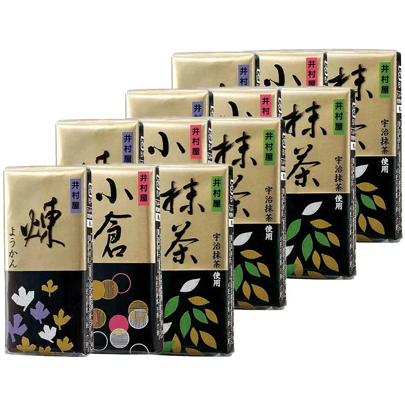 「 ミニようかん 3種類 58g 12個 セット 」 羊羹 ようかん 井村屋 煉 抹茶 小倉 一口羊羹 和 スイーツ