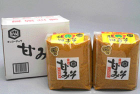 秋田県名産品 秋田みそ 甘みそ 3kg袋詰×2コ入【送料込み】