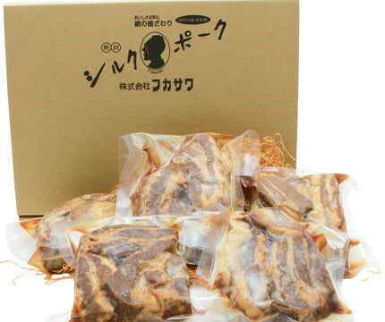 秋田県名産品 シルクポーク 角煮 200g×5袋