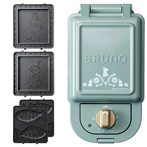 BRUNO ホットサンドメーカーシングル(ブルーグリーン) BOE050-BGR