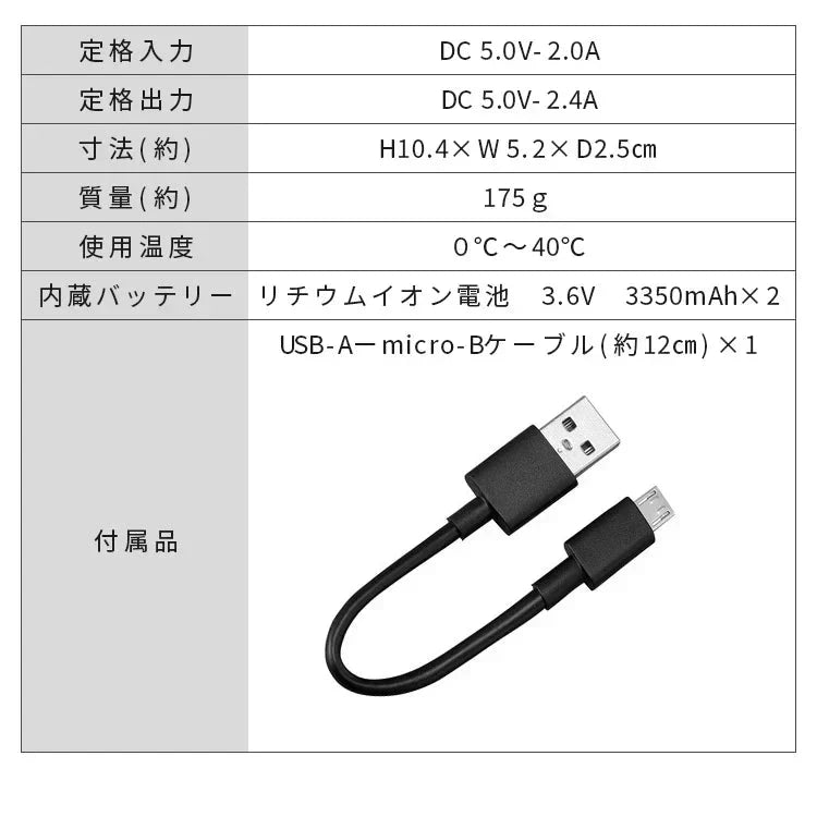 【カートアップNG】モバイルバッテリー IPB-A671-B ブラック 充電 スマホ充電 携帯 低電流モード LUCA