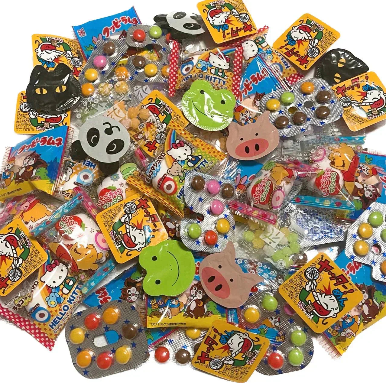 【 駄菓子6種 各10個 計60点セット 】駄菓子 お菓子 セット 詰め合わせ 大人買い 金平糖 こんぺいとう スナック ラムネ チョコレート マシュマロ 菓子 人気 プレゼント おやつ