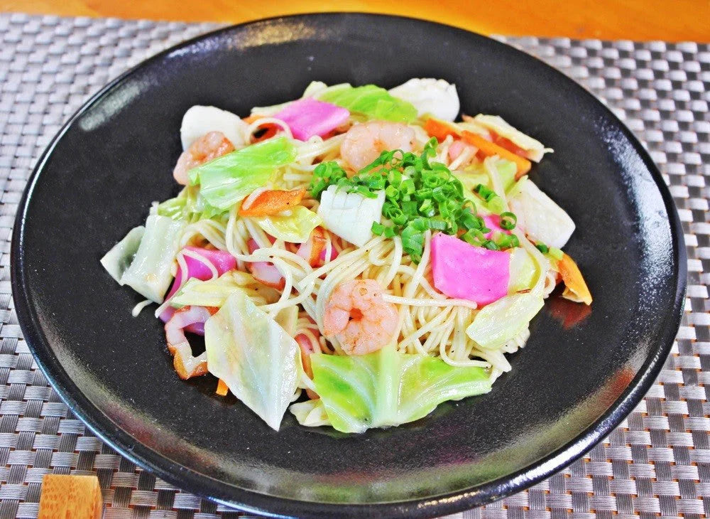 焼きそば 塩焼きそば2人前 粉末ソース 液体ソース 魚介の旨味たっぷり 本場九州 お試しセット ご当地 メール便 保存食 非常食 まとめ買い お取り寄せ