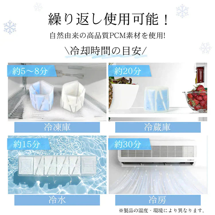 爽快リング pcmバンドクーラー バンドクーラー 熱中症対策 「アイスブルー2個セット」28℃ おしゃれ 冷感 最強 暑さ対策 ひんやり 植物由来成分 自然に凍結 繰り返し使える 結露しないsokai ring PCMバンドクーラー 熱中症対策