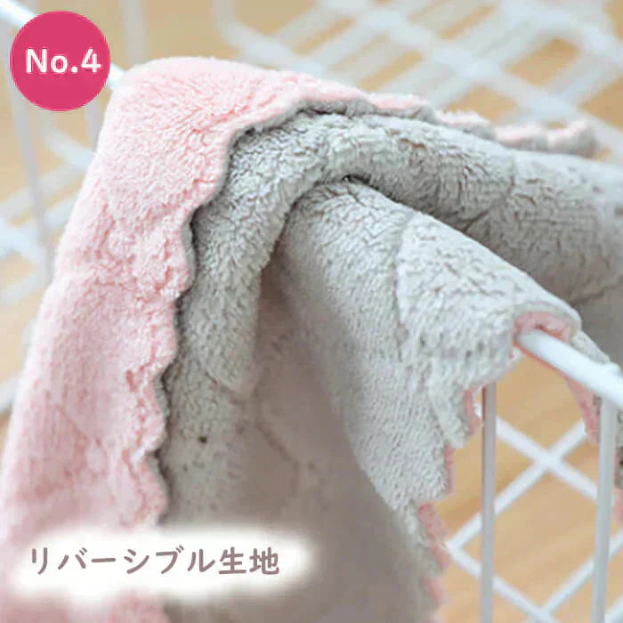 【予約商品・発送時期は商品説明に記載】キッチンクロス カラーランダム 10枚セット 25×25cm リバーシブル まとめ買い レンジクロス 布巾 油汚れ 台所 ふきん 台拭き クロス タオル 汚れ 掃除 キッチン 用品 マイクロファイバー 送料無料 ギフト プレゼント