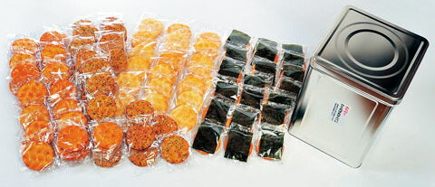 岩手県名産品 ご当地グルメ みちのくひとめぼれ煎餅一斗缶入【お届け不可地域:沖縄・離島】