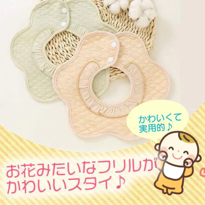 【予約商品・発送時期は商品説明に記載】スタイ 6枚 セット 360度 フリル おしゃれ 北欧風 ナチュラル ビブ 男の子 女の子 食事 よだれかけ 防水 前掛け 新生児 出産祝い 北欧 ベビー 360°赤ちゃん キッズ 子供 綿 コットン 360 シンプル 綿 スタイセット 送料無料 ギフト プレゼント