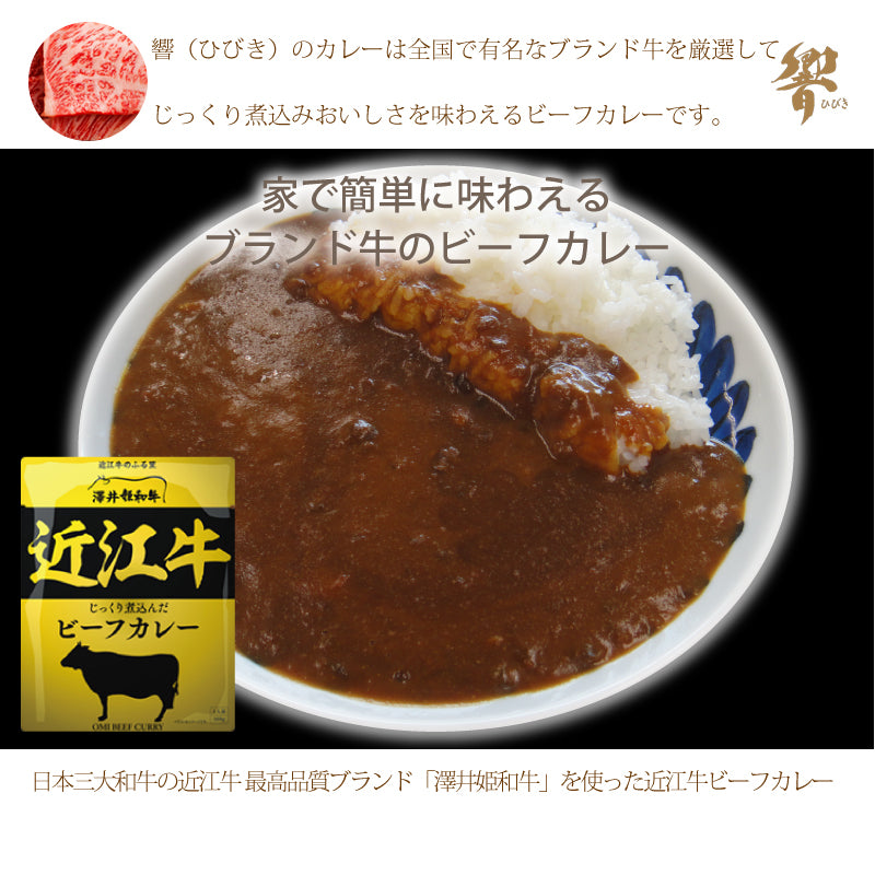 近江牛のビーフカレー 1人前160g×8袋