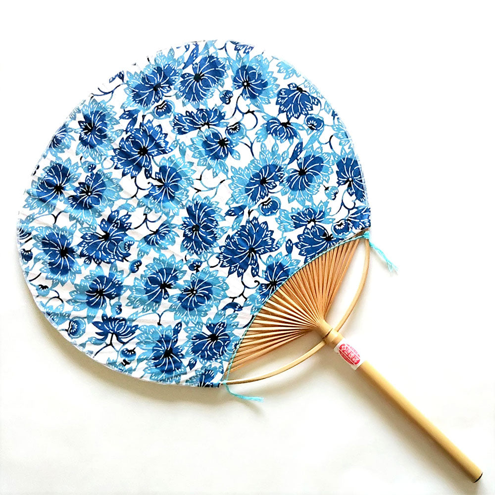 三重県指定伝統工芸品 日永うちわ 友禅・型染め07(中)箱入