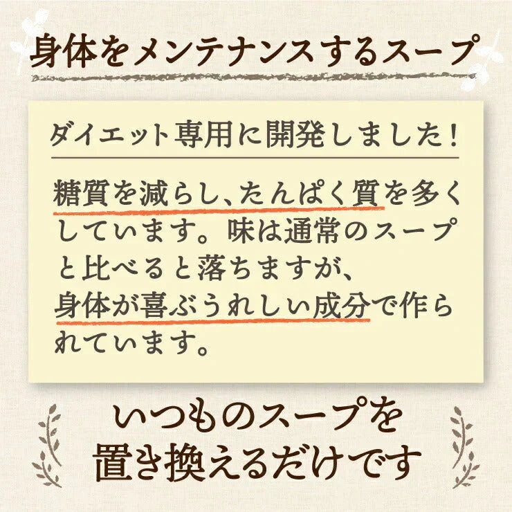 DIETクラムチャウダー12食入り!豆乳仕立て 減塩タイプ!