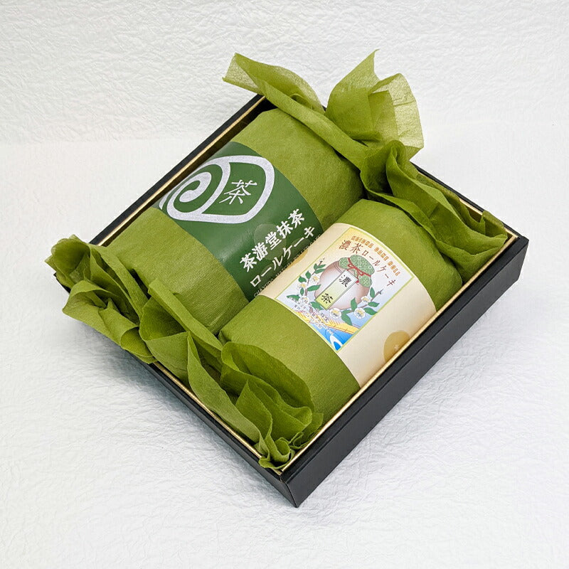 濃茶&茶游堂ロールケーキセット【送料込み】