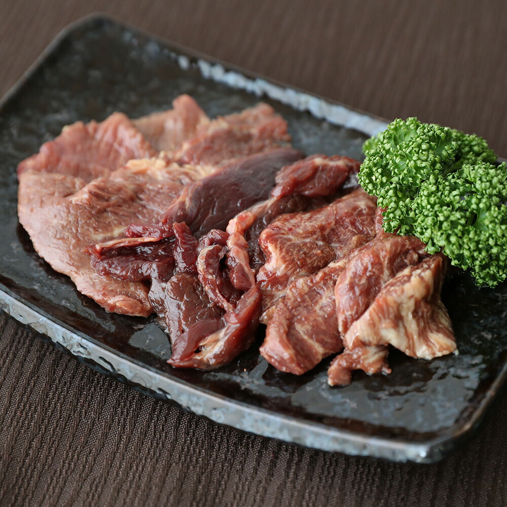 【3人シェア買いでお得】【お中元】長野 大正8年創業 馬刺専門店「若丸」 焼肉 700g