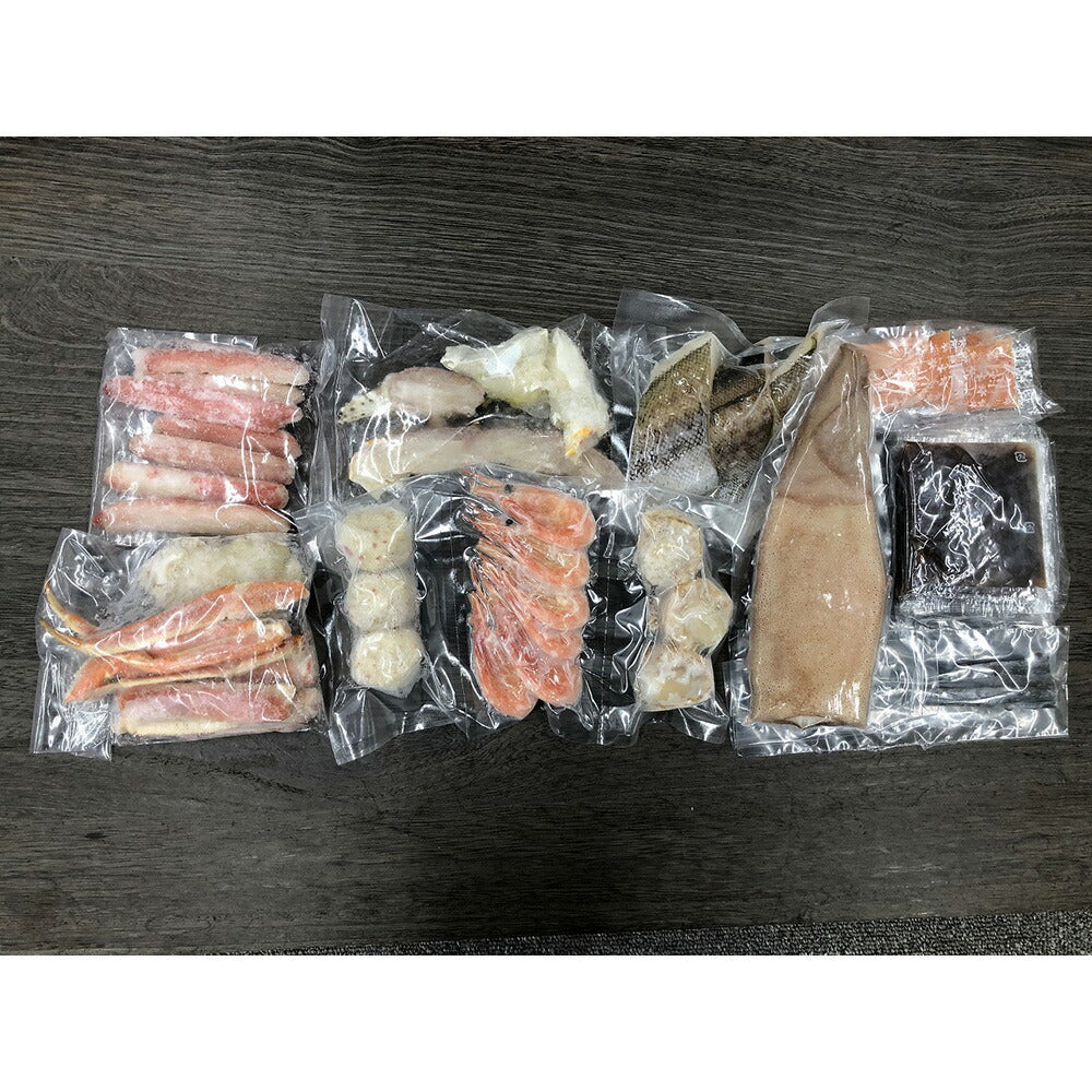 かにちり鍋 ずわい150g たらば100g ポーション100g