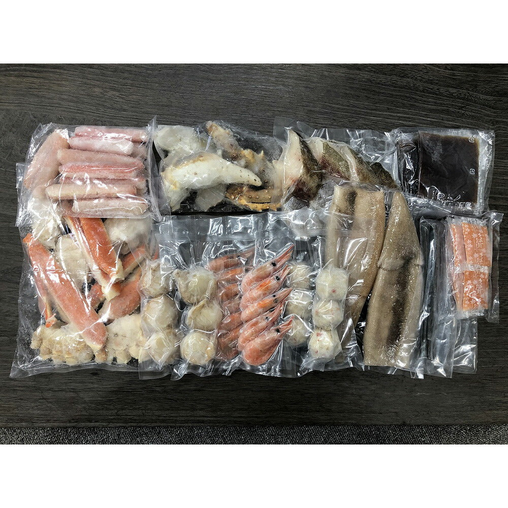 かにちり鍋 ずわい400g たらば200g ポーション200g