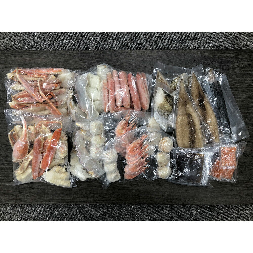 かにちり鍋 ずわい1kg たらば600g ポーション300g