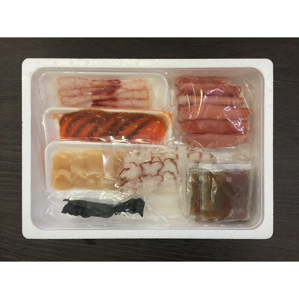 北海道 海鮮しゃぶしゃぶセット ずわいがに200g たこ100g