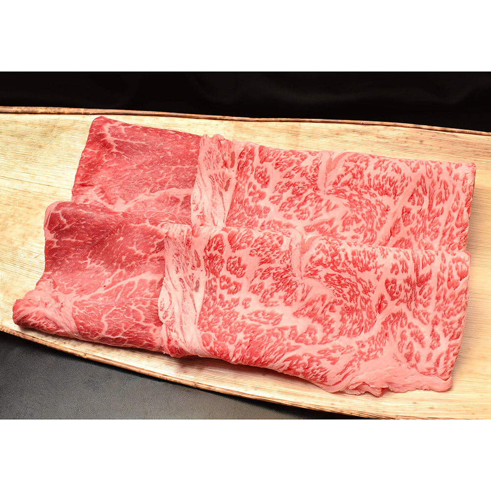 滋賀 松喜屋 近江牛すきやき・しゃぶしゃぶ用 ロース・モモ400g 牛肉【送料込み】【二重包装不可】【お届け不可地域:離島】