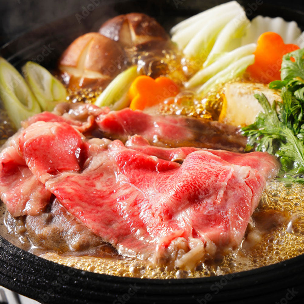 岩手 前沢牛すき焼き用 肩ロース230g 鍋セット すき焼き【送料込み】【二重包装不可】【お届け不可地域:離島】