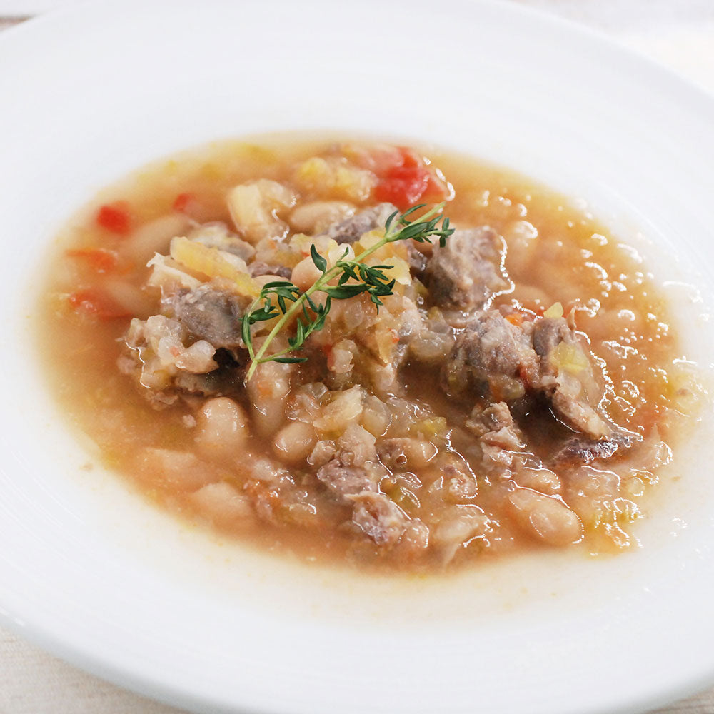料理研究家 新田増穂 豚肩ロースのあっさりカスレ 洋風惣菜【送料込み】【二重包装不可】【お届け不可地域:離島】