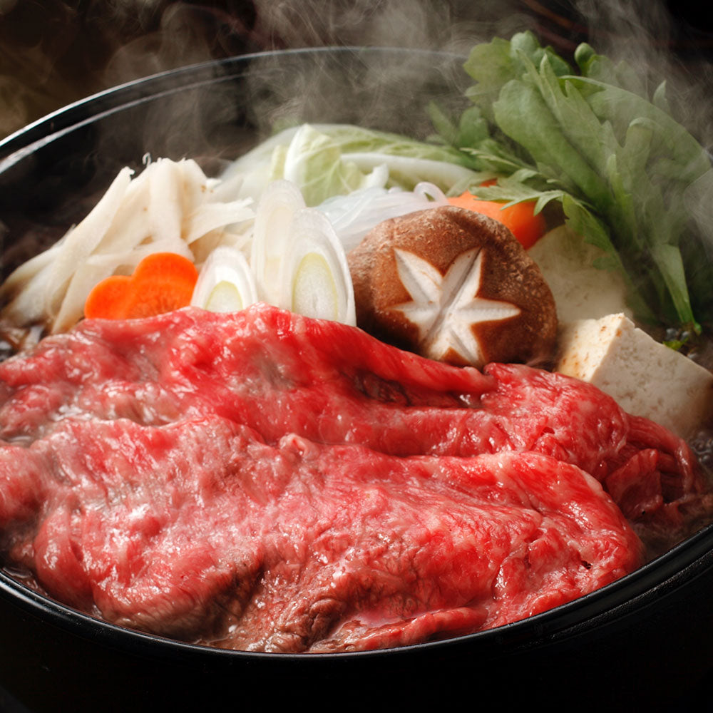 岐阜 JAひだ 飛騨牛モモすきやき用 鍋セット すき焼き【送料込み】【二重包装不可】【お届け不可地域:離島】