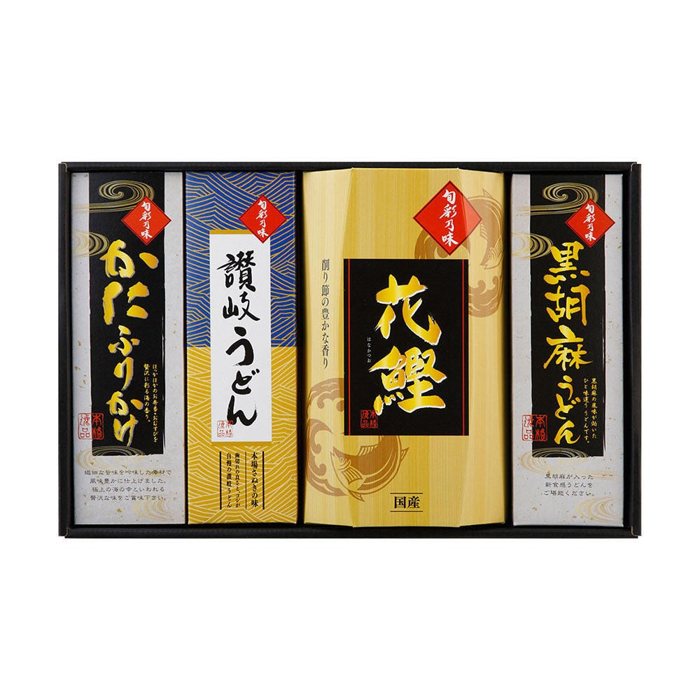 和匠選 味わいギフト うどん2種 かつお節 ふりかけ 和食 詰合せ【送料込み】【二重包装不可】【お届け不可地域:離島】