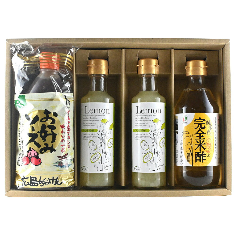 大地 ザ・広島ブランドセット 調味料 詰合せ【送料込み】【二重包装不可】【お届け不可地域:離島】
