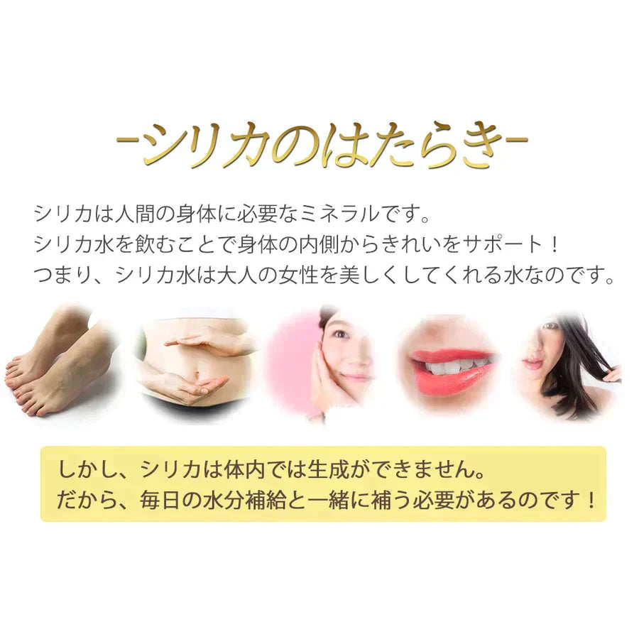 シリカ水 500ml 40本  Shiny days (シャイニーデイズ) 高濃度シリカ水 シリカウォーター ミネラルウォーター 天然水 天然シリカ水 ケイ素水 水 軟水 国産 熊本県産