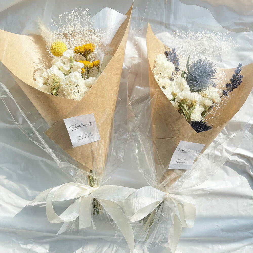ドライフラワー 花束 ブーケ ギフト プレゼント ブルー【送料込み】【お届け不可地域:沖縄・離島】【ひょうご・神戸オンライン物産展】