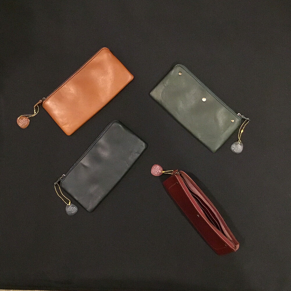 alto. 薄マチ長財布 AMSW-0052 ブラウン