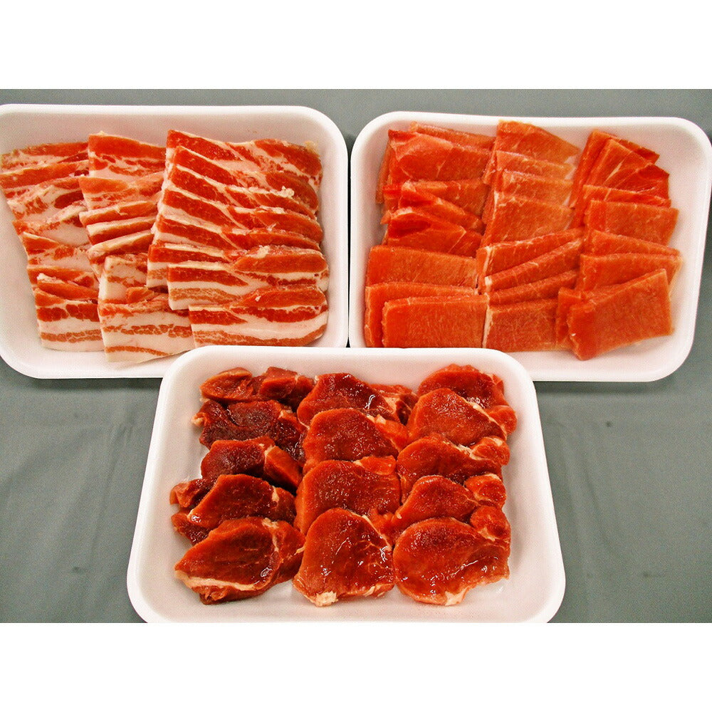 【3人シェア買いでお得】金猪豚 焼肉 食べ比べ