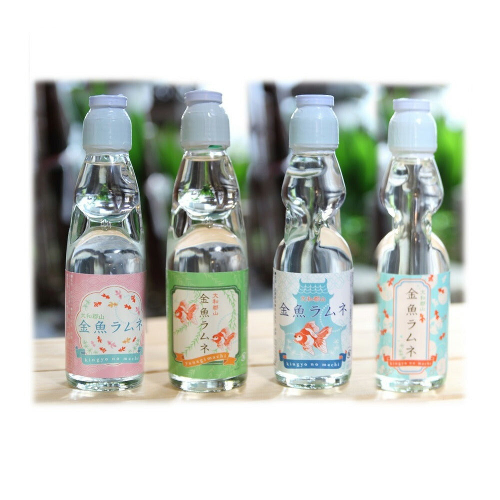 金魚ラムネ 瓶 飲料 (30本段ボール入り)
