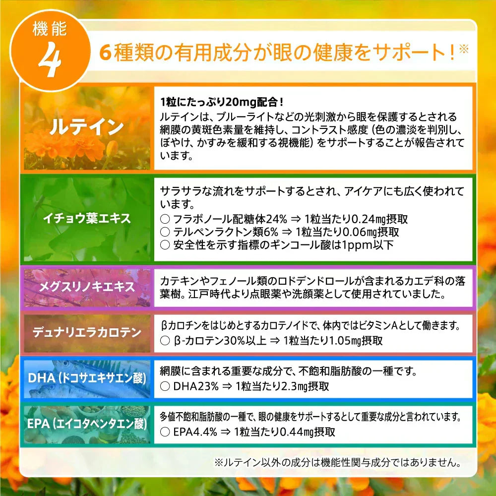 アイジェニック 約1ヶ月分 機能性表示食品 ルテイン