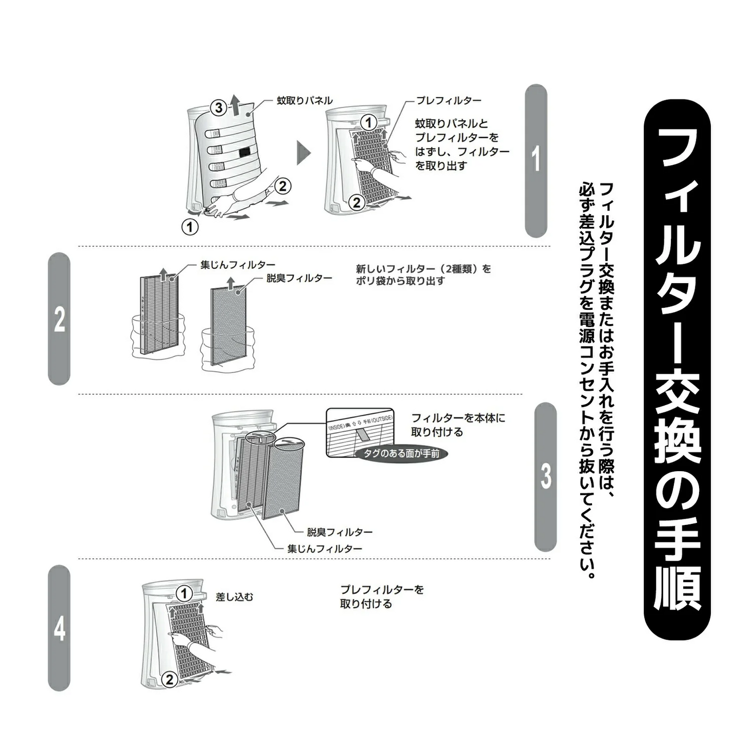 シャープ空気清浄機 交換フィルター 集じんフィルター FZ-GK50HF ( HEPAフィルター ) 脱臭フィルター FZ-GK50DF 集塵 消臭 (2枚セット)FU-GK50 FU-H50 FU-J50 FU-JK50 FU-L50 FU-L50BK FU-LK50 互換品